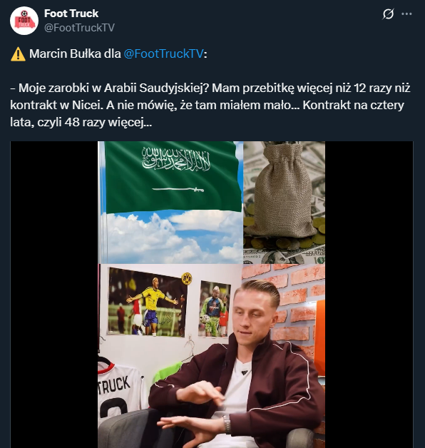 Marcin Bułka zdradził, ile razy więcej zarabia w Arabii!